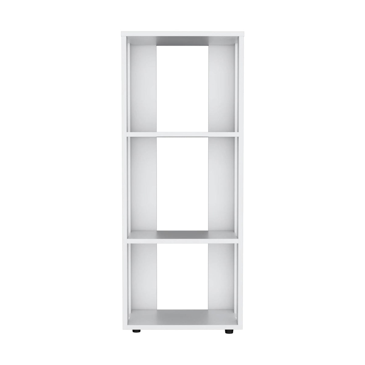 White Bookcase with 4 Shelves - Storage & Display