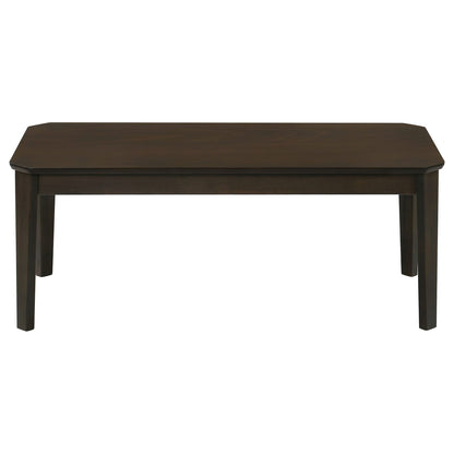 Amaro Dark Brown 3-Piece Coffee & End Table Set - Solid Wood