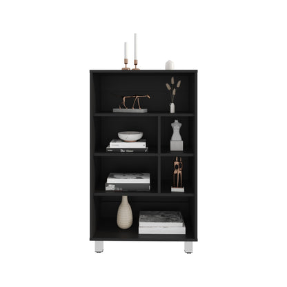 Black 40" Tall File Cabinet - Compact Storage for Home Office
