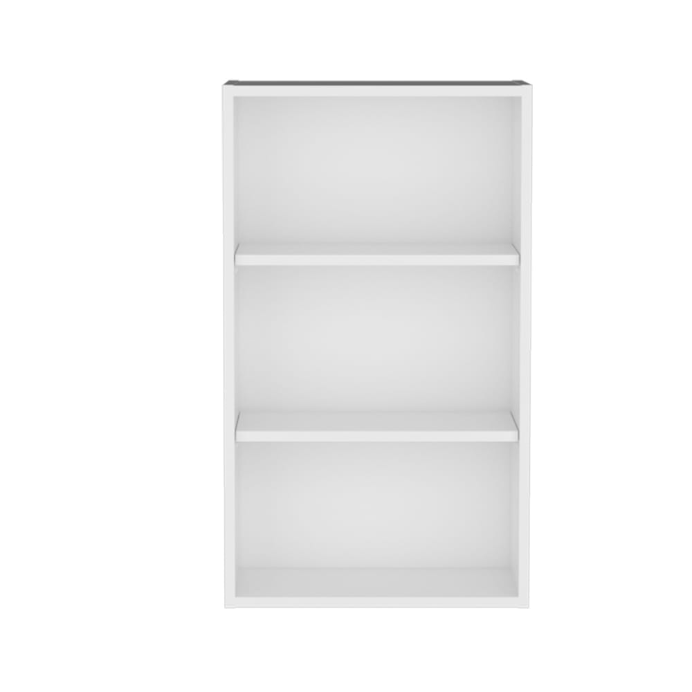 White Engineered Wood Kitchen Cabinet - 12"W x 21"D x 36"H