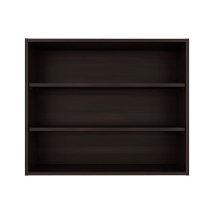 Ida Wall Shelf - Dark Walnut: 3 Shelves for Storage