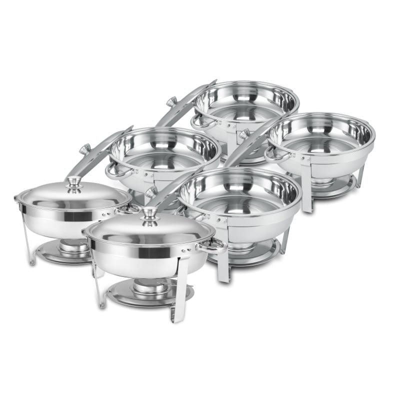 Stainless Steel Catering Chafing Dish - 6 Pack