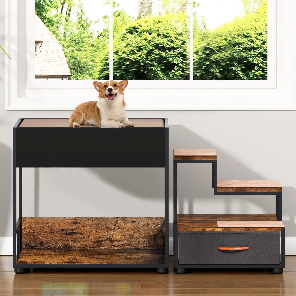Pet Step Window Perch - Bunk Beds for Dogs & Cats
