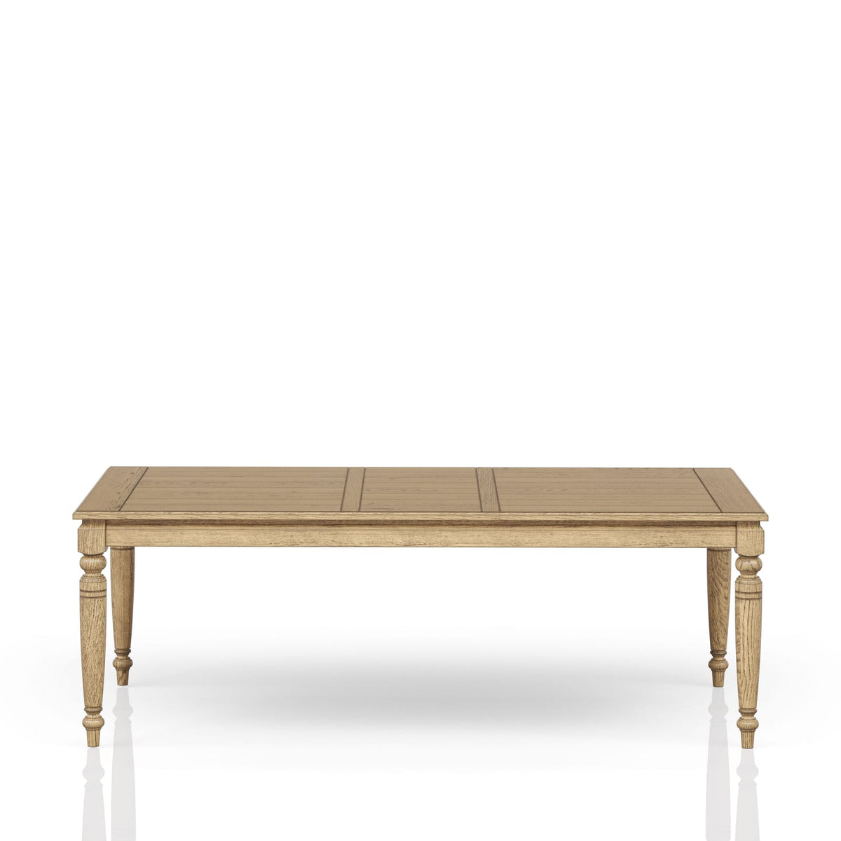 Caramel Solid Wood Dining Table with Leaf for Kitchen Storage