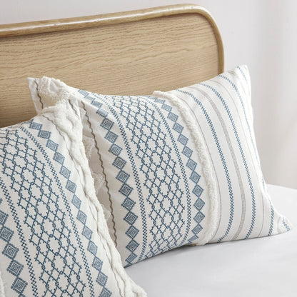 King Cotton Aztec Print Duvet Cover Set Multicolor