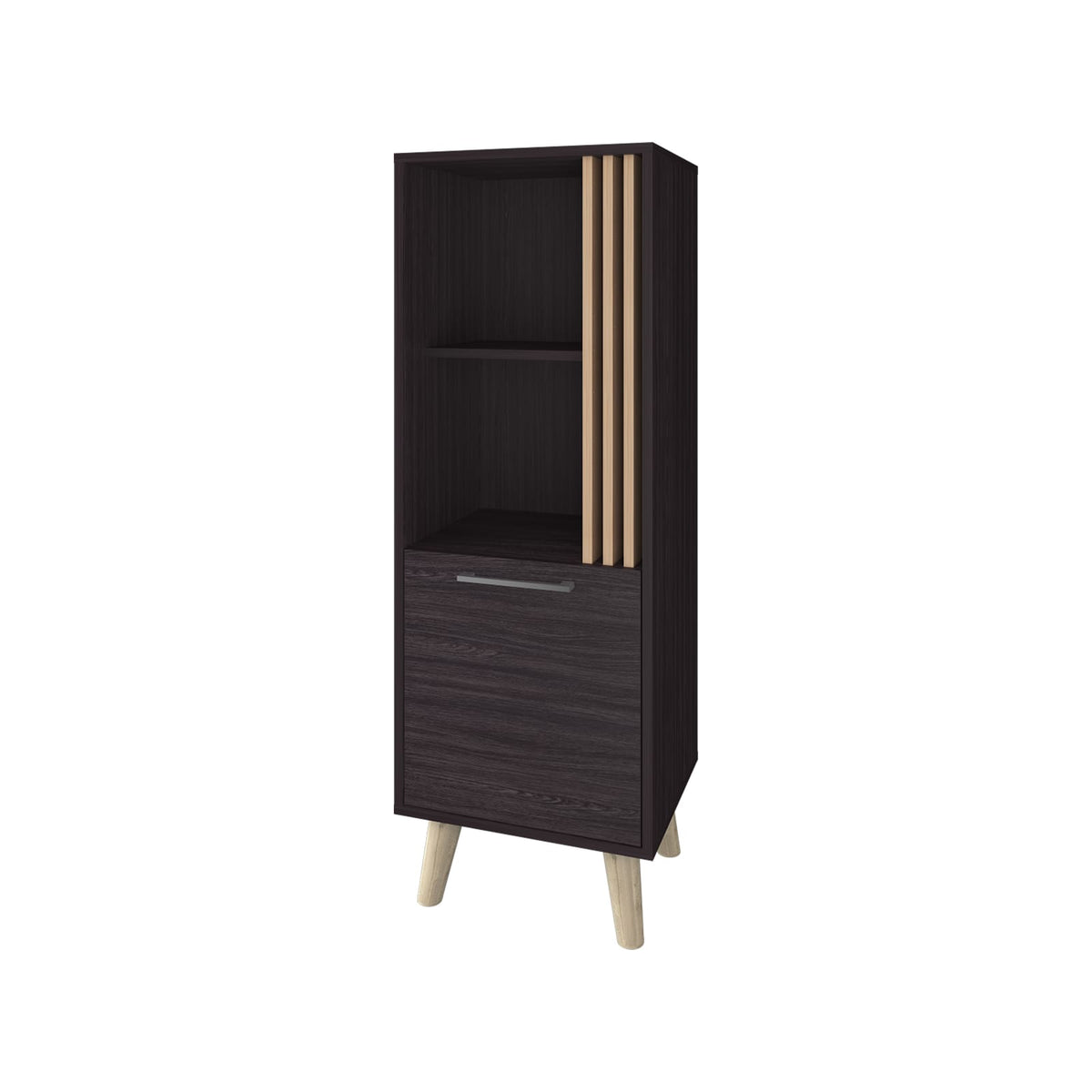 3-4 Shelf Storage Cabinet Multicolor Particle Board