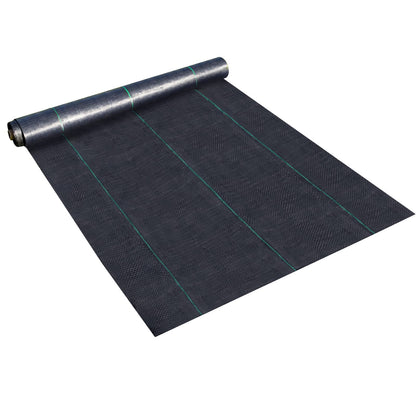 Heavy Duty Black Polypropylene Weed Barrier Fabric for Garden Beds