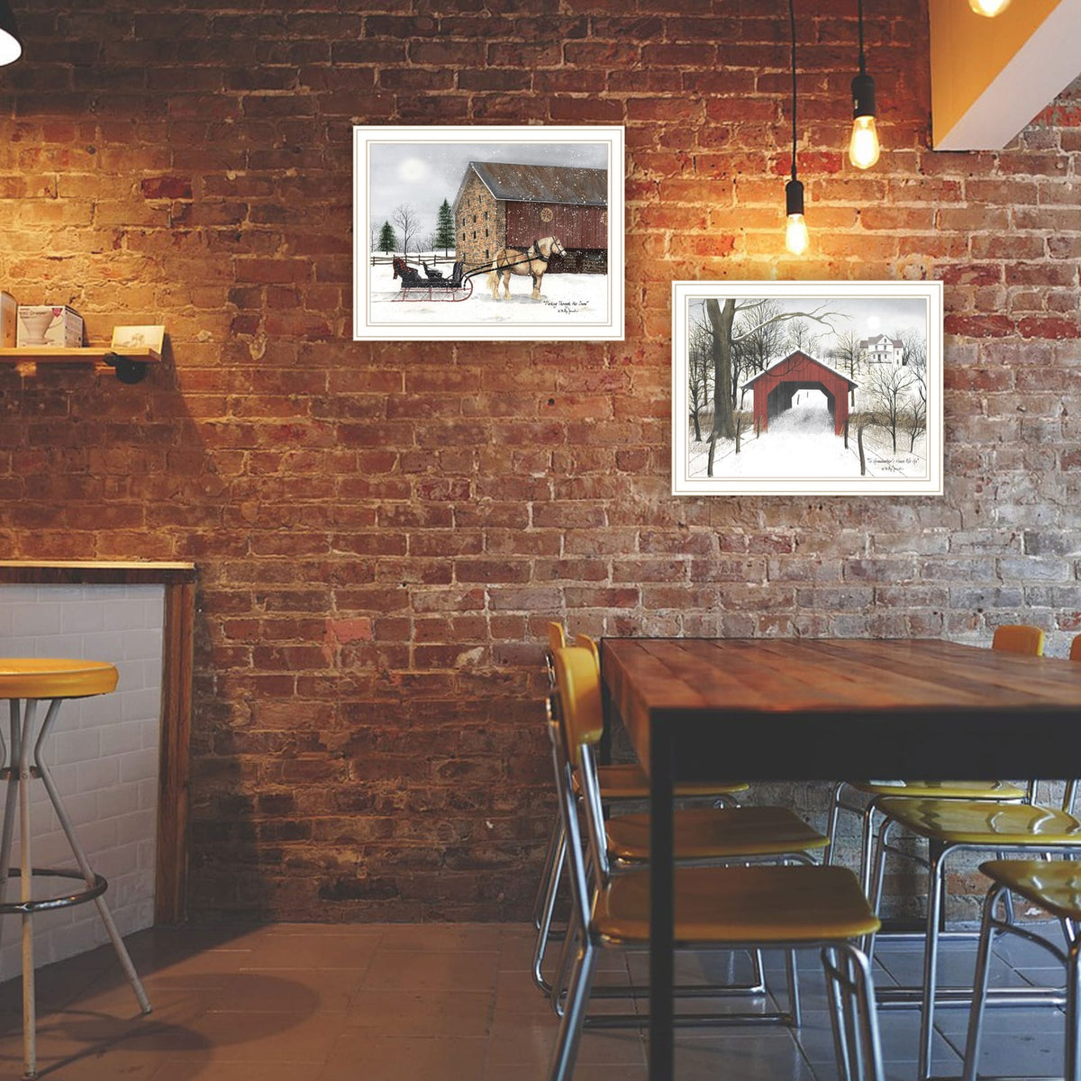 Trendy Wall Art for Living Room & Bedroom - Multi-Colored Wood Print
