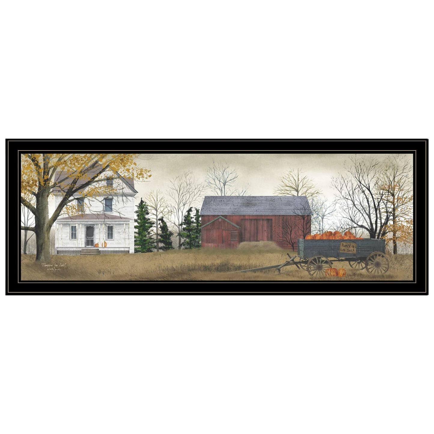 Farmhouse Pumpkin Wall Art - Small Bedroom Decor