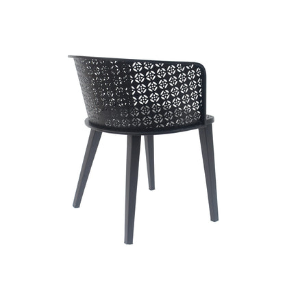 Black Iron Patio Chair Set - 2 Chairs