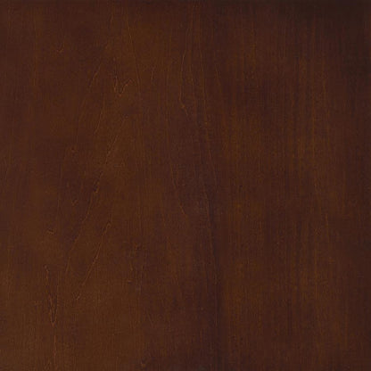 Brown Round Wood Accent Table with Faux Marble Top for Living Spaces for Living Room