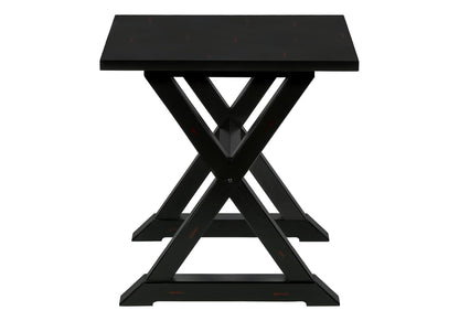 Black Accent Table - End Side Nightstand