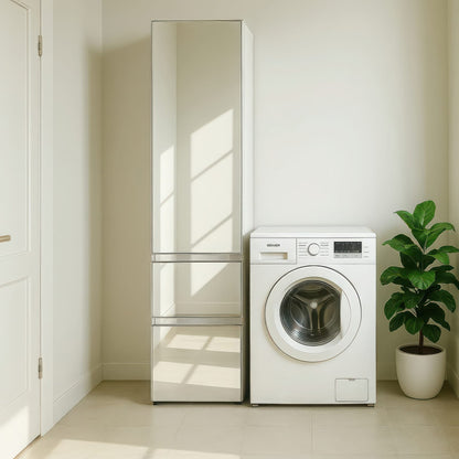 White Wood Modular Closet Cabinet - 70.9" Wide for Bedroom