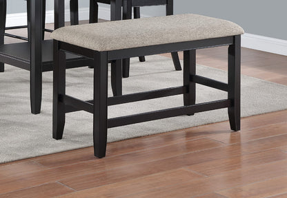 Gray Farmhouse Dining Bench - 40" Rectangular Footrest