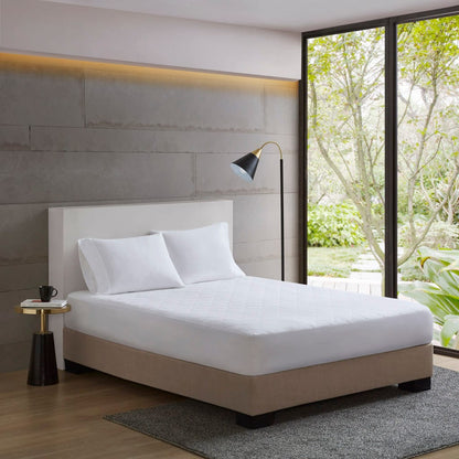 Queen Size Cotton Percale Mattress Protector
