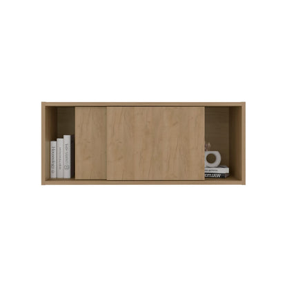 Natural Oak Wall Storage Cabinet - 31" Wide