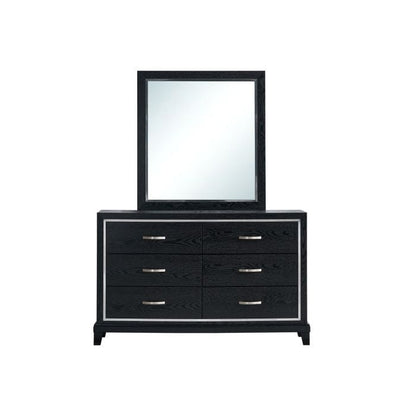 Black Mirror Vanity Mirror - 36" Wide