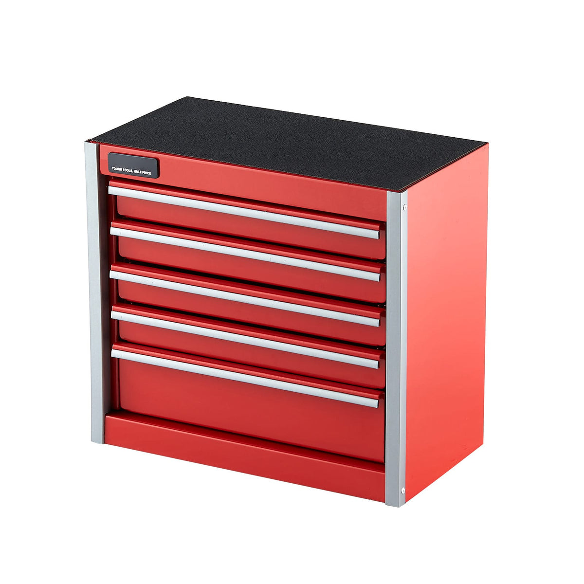 8.6 Inch Red Steel Tool Cabinet - 5 Drawer Organizer
