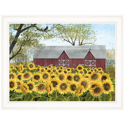 Ready to Hang Framed Print - Sunshine by Billy Jacobs, White Frame