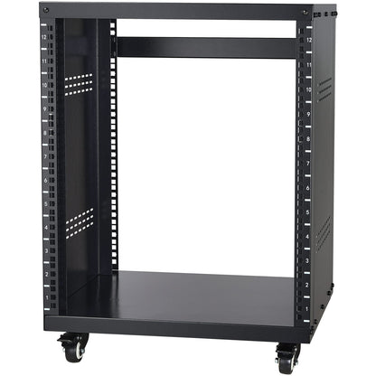 12U AV Rack Stand - 500 lbs Capacity Network Recording Studio Rack