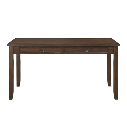 Dark Cherry Dining Set - Table, Bench & 4 Chairs