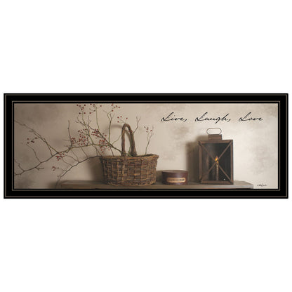 Black Framed Wall Art Print - Small Space Decor