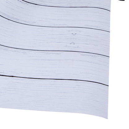 Peel and Stick Wallpaper White Wood Textured - 17.7 x 472.4 inch Easy to Install