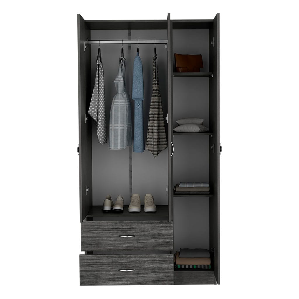 Three Door Armoire - Storage & Style for Bedrooms
