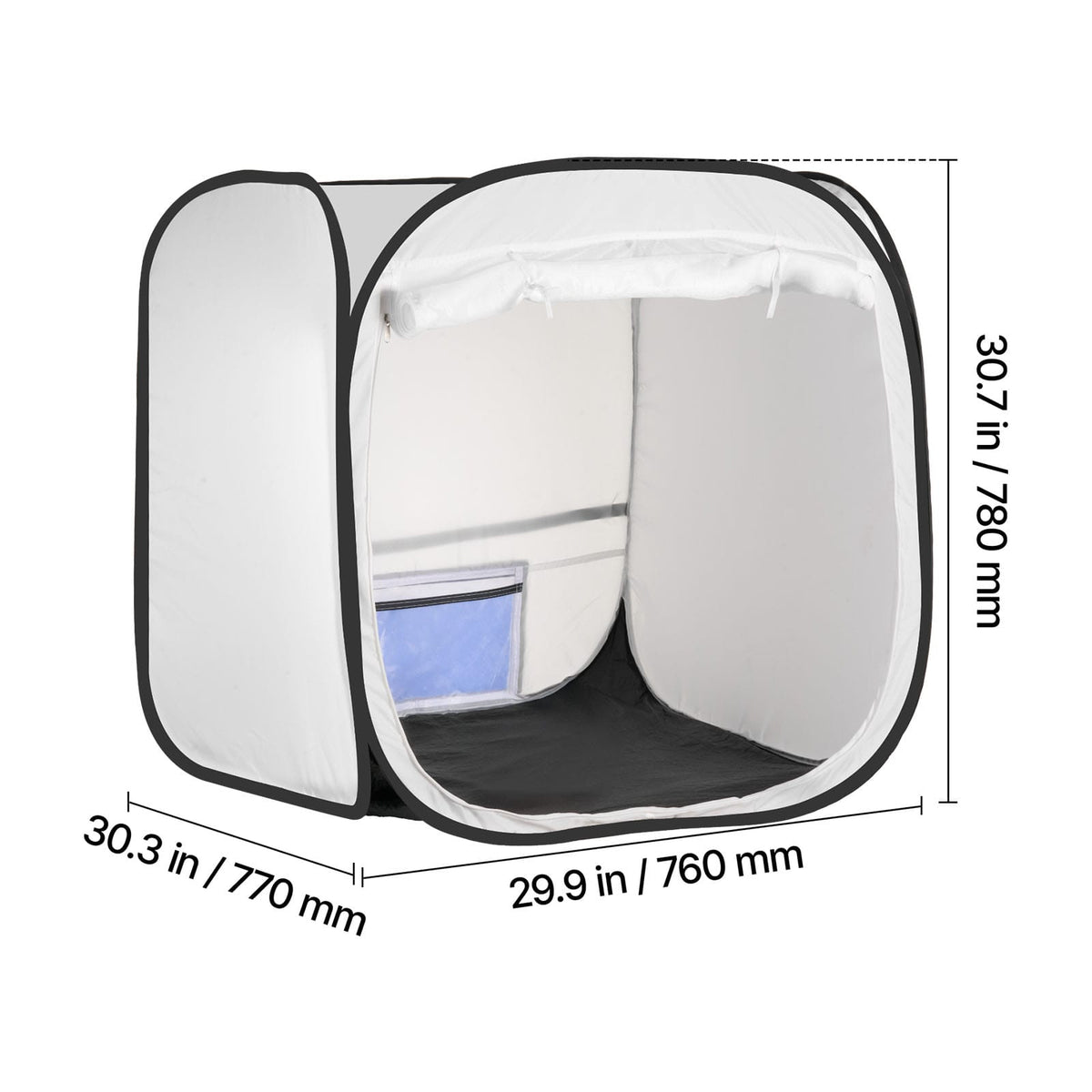 Portable Paint Booth Tent - 28.3 x 28.5 Pop-Up Spray Painting Tents