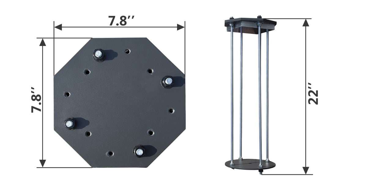 Heavy Duty Patio Umbrella Base - Resin Black