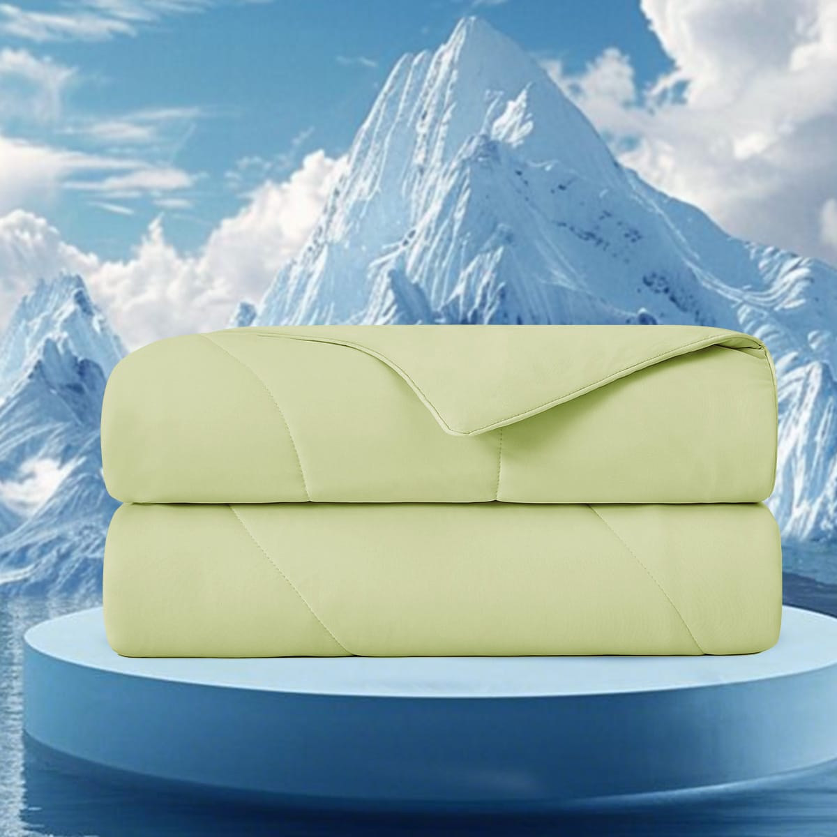 Sage Nylon Comforter - 108x90 Inch Cooling Bedding