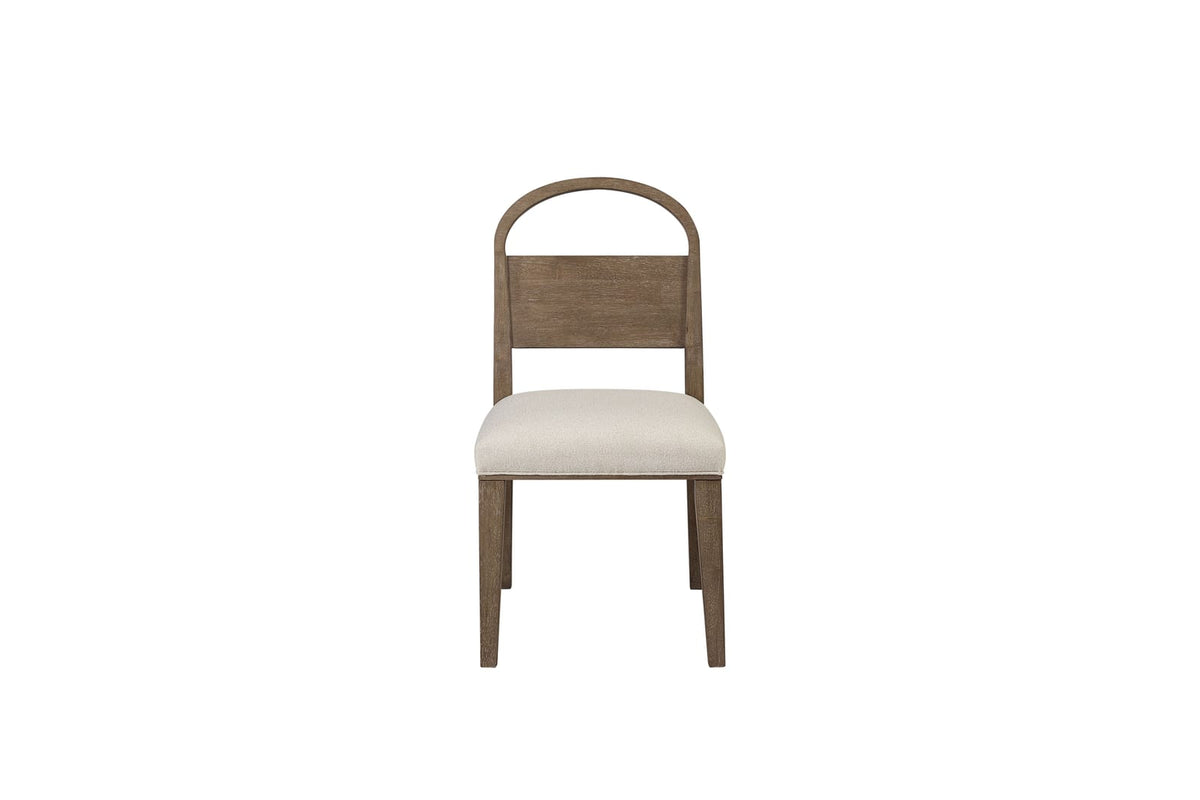 Wood Arch Back Chair - Cocoa/White Sand (Set of 2)