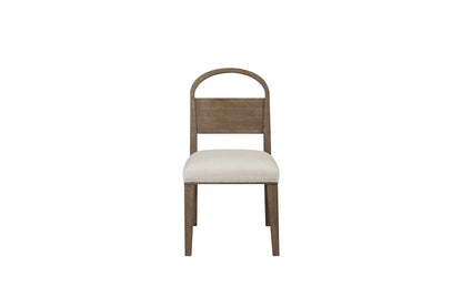 Wood Arch Back Chair - Cocoa/White Sand (Set of 2)