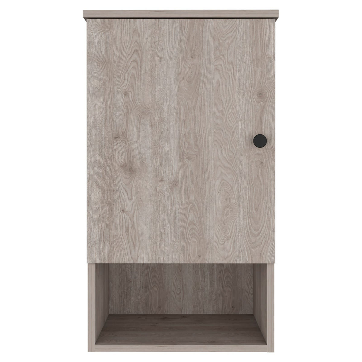 Light Gray Medicine Cabinet - 1 Shelf Storage for Bathroom