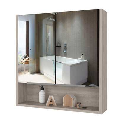 Ozark 24" Medicine Cabinet With Mirror, One Shelf - Bathroom Storage