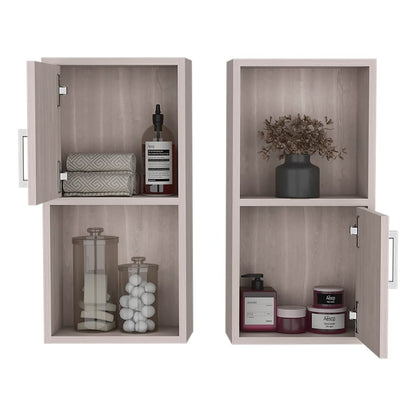 Multicolor Engineered Wood Bathroom Medicine Cabinet Set