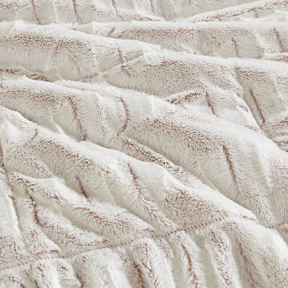 White Twin Comforter Set - Plush Polyester Bedding
