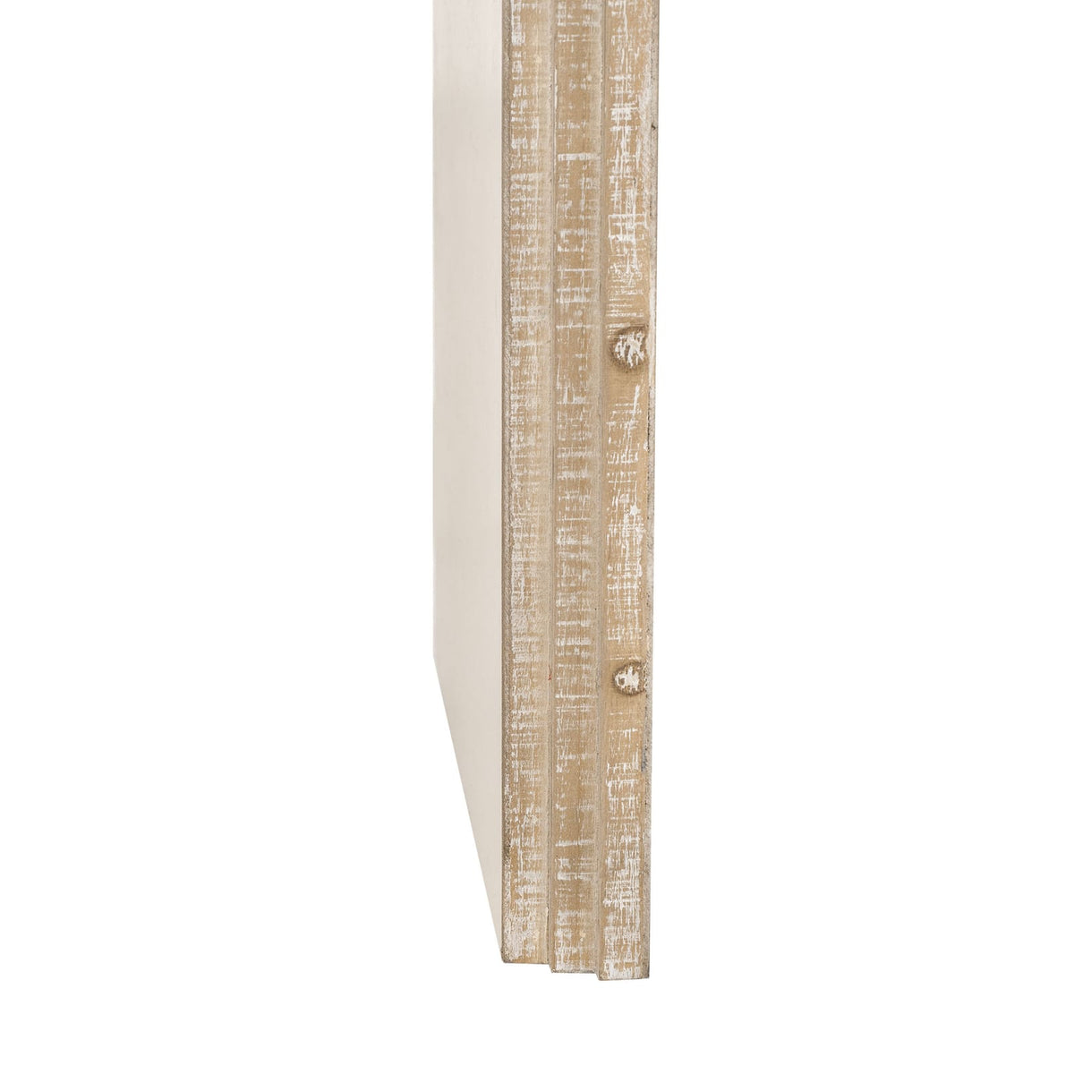 TREXM Retro Console Table - Natural Wood Wash, 2 Drawers