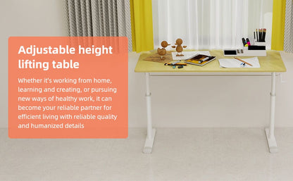 Adjustable Study Desk - Z-Shape, Poplar Wood