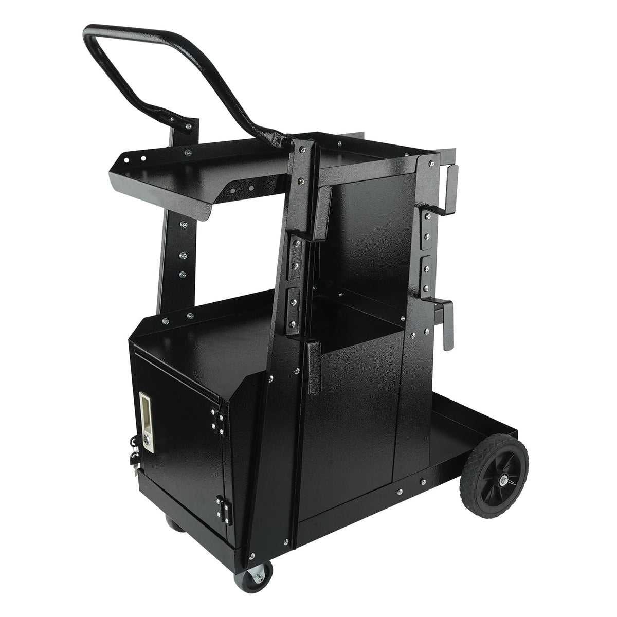 2-Tier Iron Welder Cart - MIG Plasma Cutter Storage