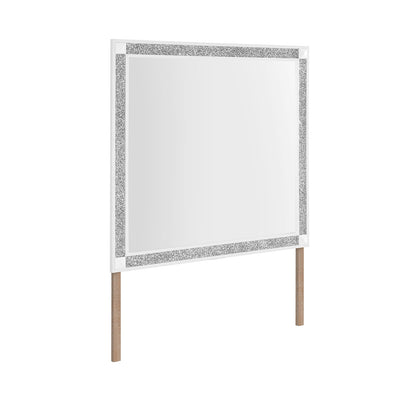 Soulmarie White Mirror - Modern Vanity & Dresser Mirror