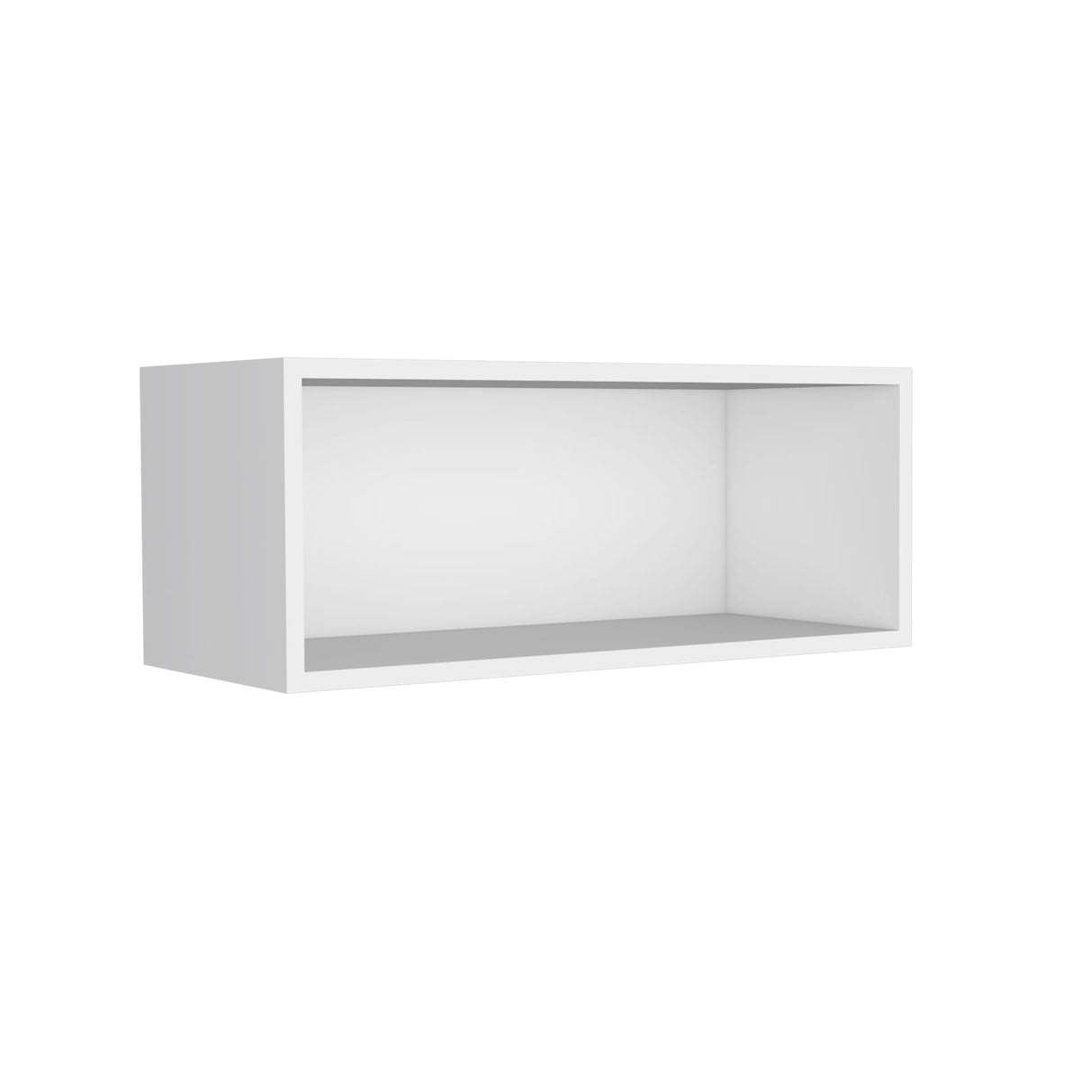 Wall Cabinet - White, 12" H - Storage Shelf