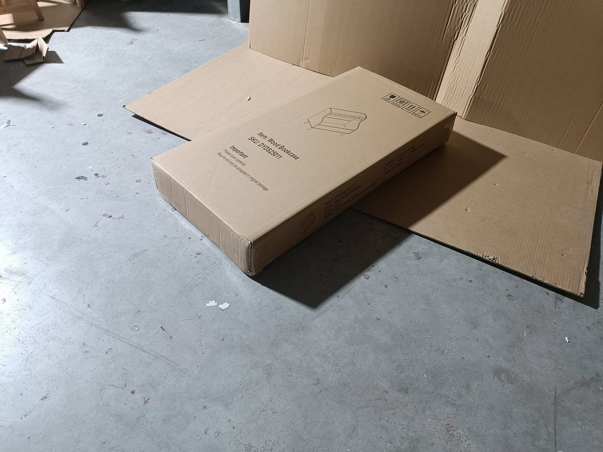 Small White Kids Bookshelf - MDF Storage Unit