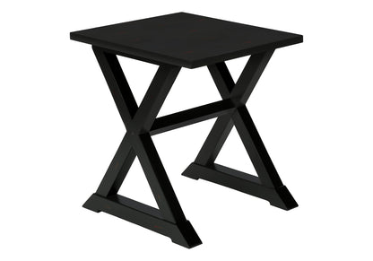 Black Accent Table - End Side Nightstand