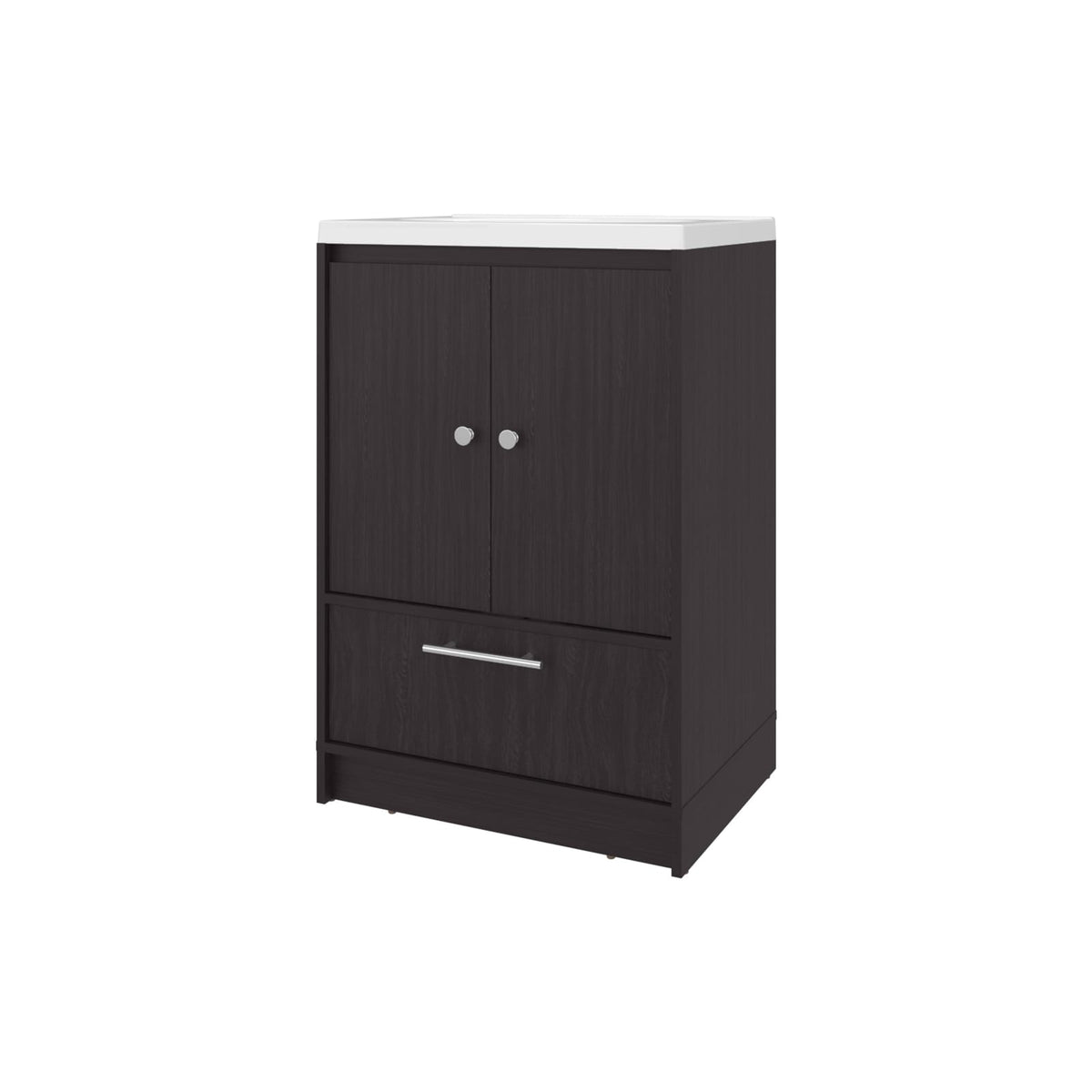 Wenge Bathroom Vanity with 2 Doors for Bathrooms