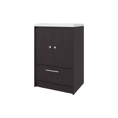 Wenge Bathroom Vanity with 2 Doors for Bathrooms