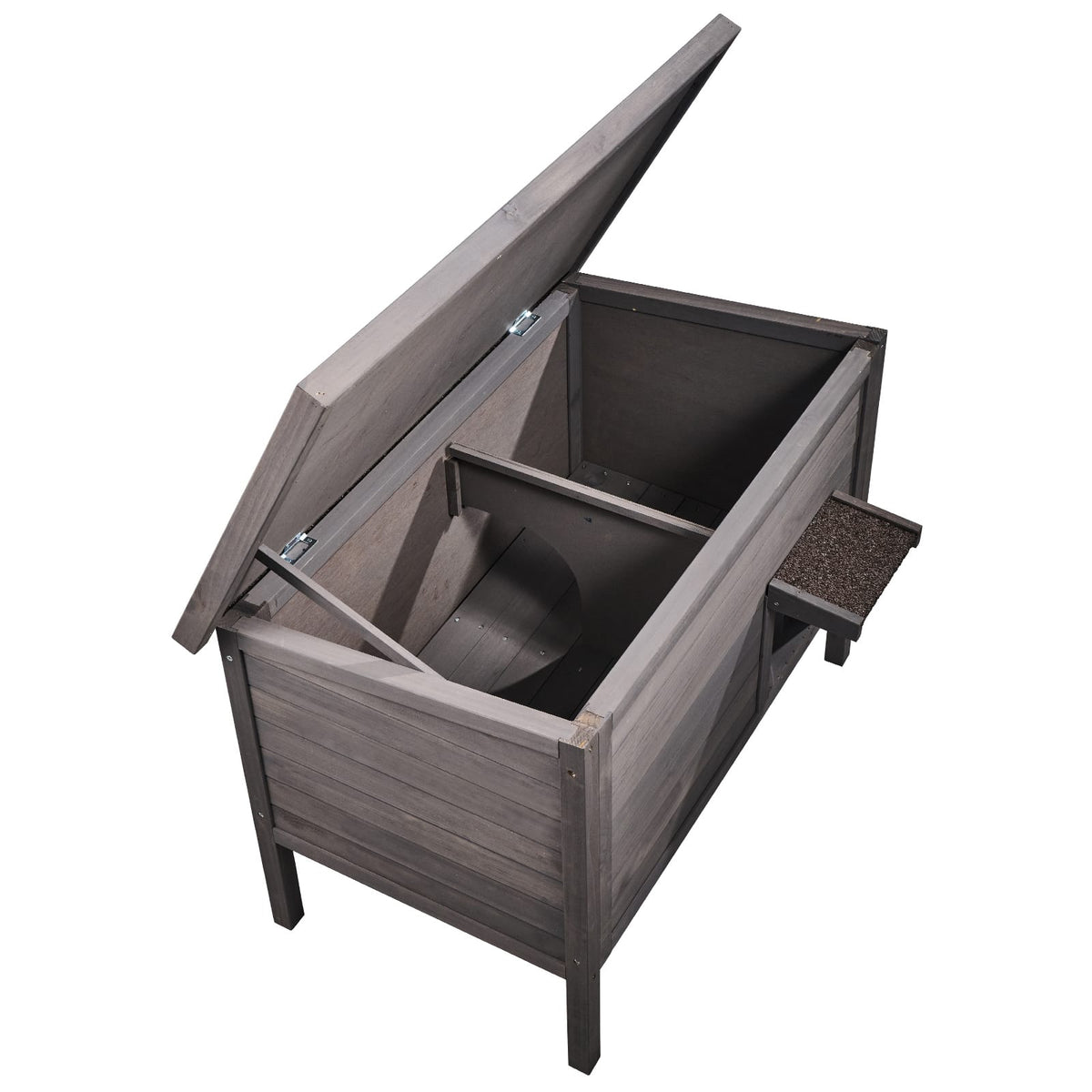 Gray Foam Cat House Outdoor Shelter - 37"
