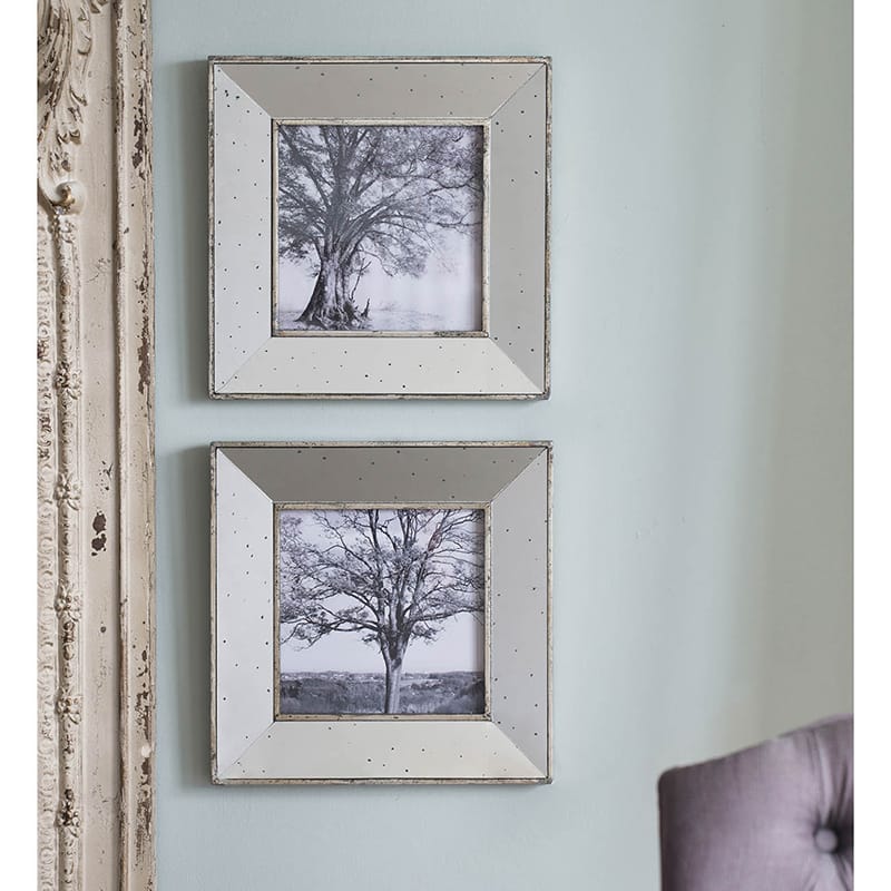 Silver Reflective Picture Frames - 15x15 Inch