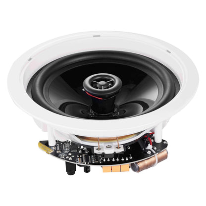 4 PC Bluetooth Ceiling Speakers - 150W, White ABS