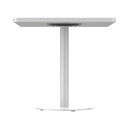 Compact White Dining Table - 31.5 Inch Bistro Table for Dining Room